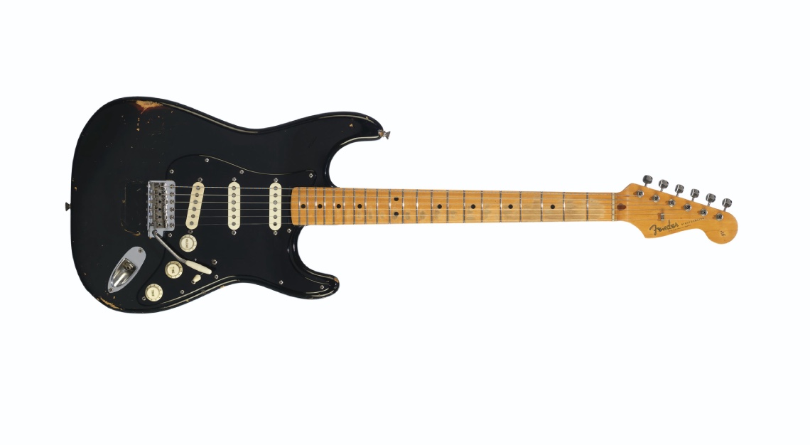 black strat auction price