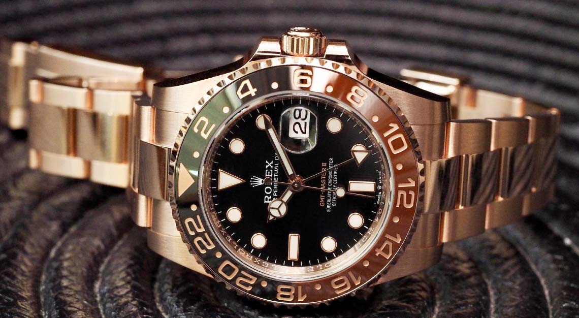 Rolex’s GMT-Master II “Root Beer” in Everose