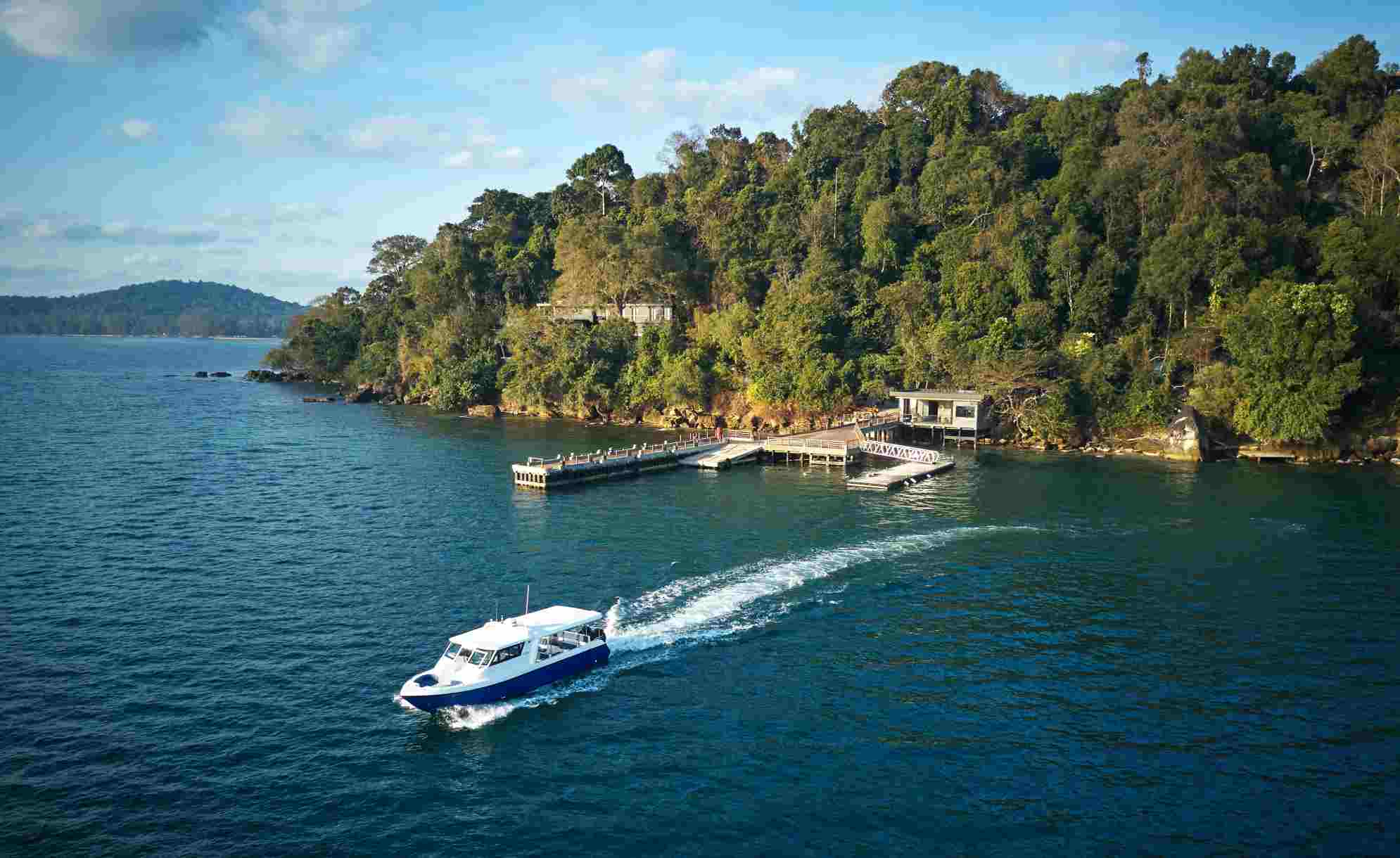 Six Senses Krabey Island's main jetty