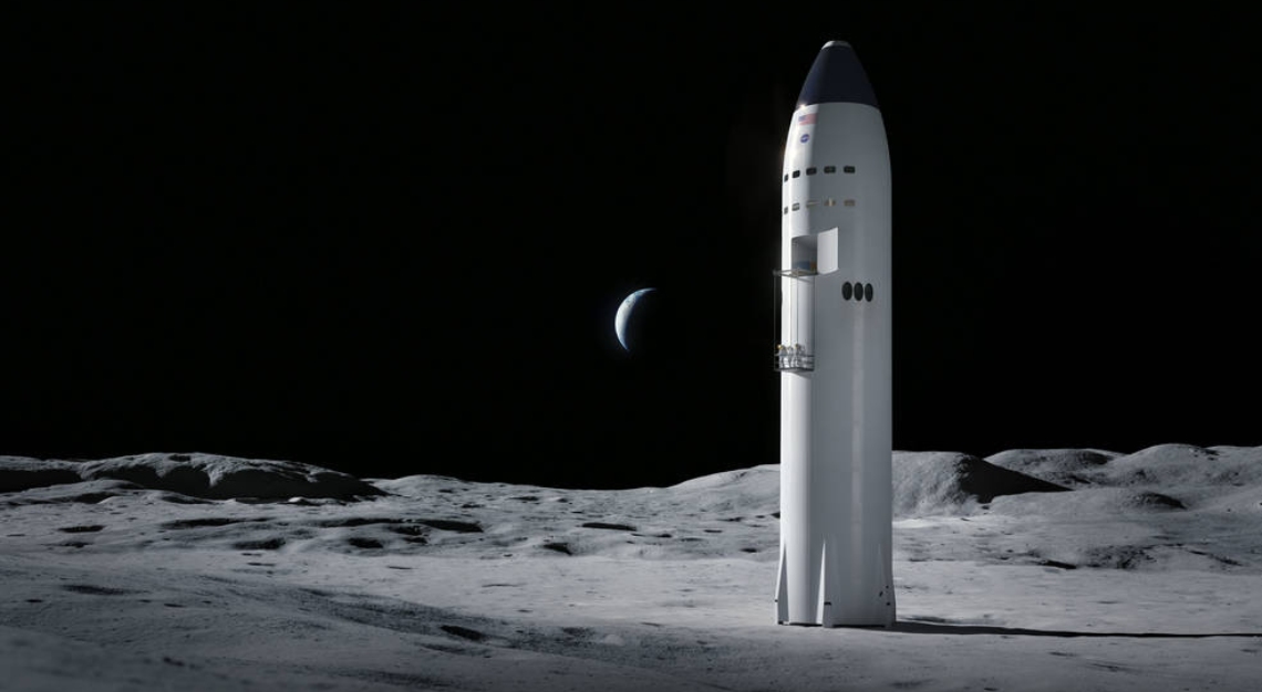  SpaceX's Starship, a lunar landing vehicle for exploration in 2024