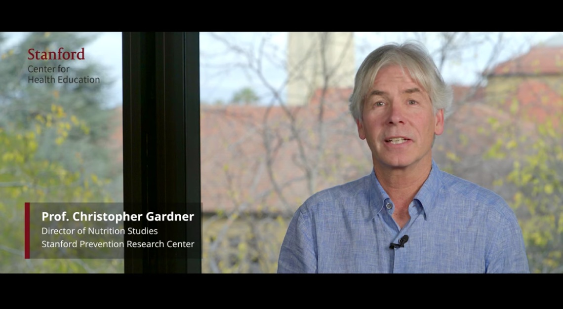 Christopher Gardener, Stanford Nutrition Professor