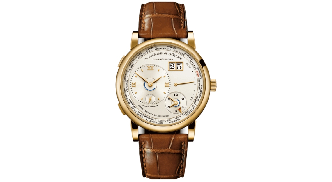 A. Lange & Söhne Lange 1 Time Zone Caliber L901.0 in Yellow Gold 