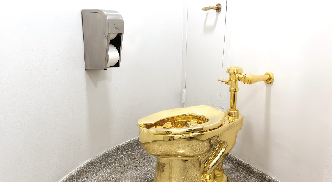 Maurizio Cattelan Toilet