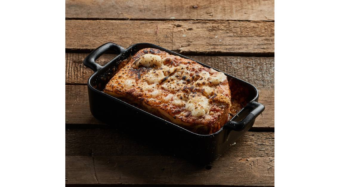 Basilico’s Signature Lasagna with 12-hour Slow-cooked Wagyu Beef Ragout and Fontina Cheese Fondue