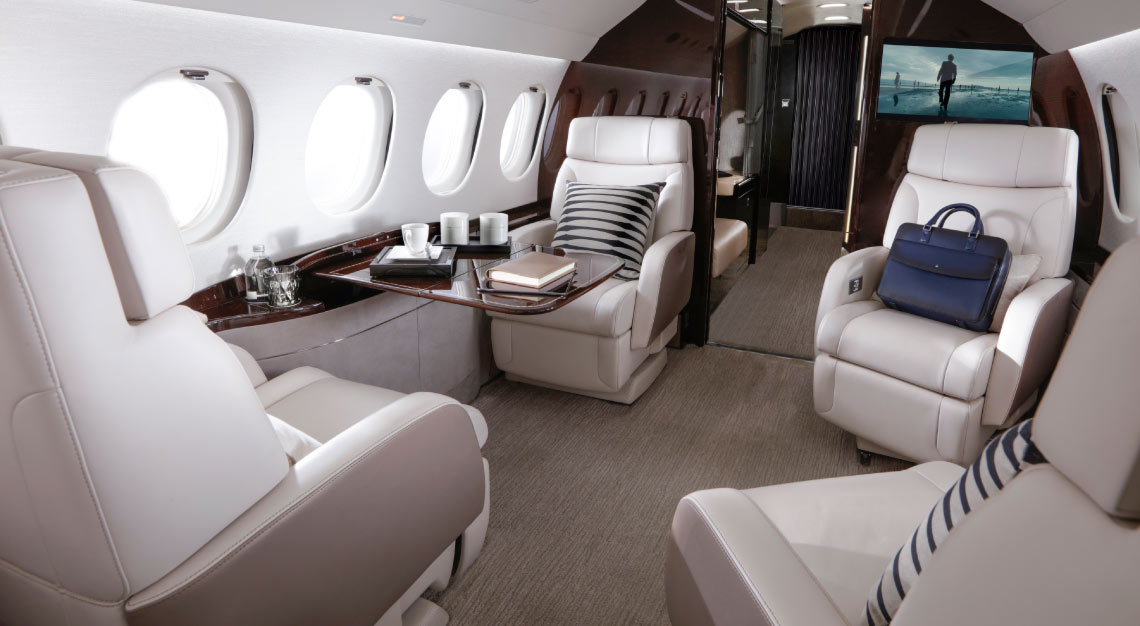 Dassault Falcon 8X's Interior