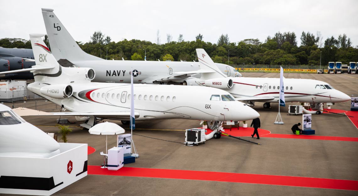 Dassault Showcase Singapore Airshow