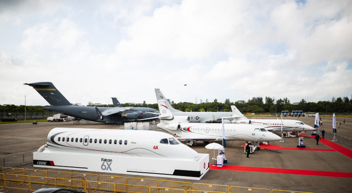 Dassault Showcase Singapore Airshow