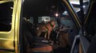 A cheetah in his car