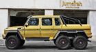 Mercedes-Benz G63 AMG 6X6 plated in gold