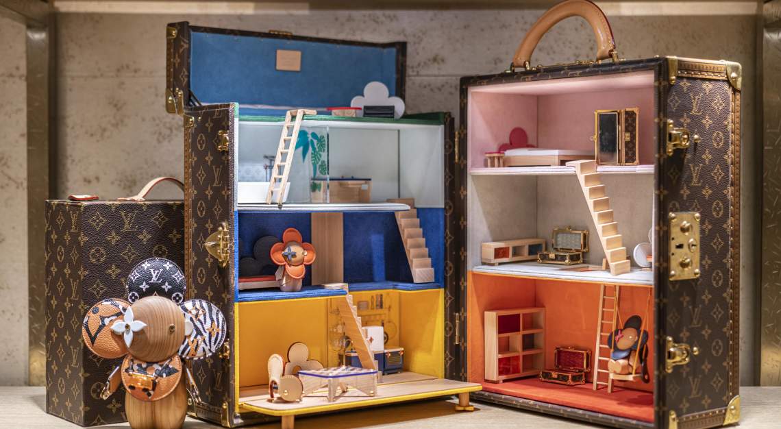 Louis Vuitton Debuts New Dollhouse Enclosed Within Their Signature