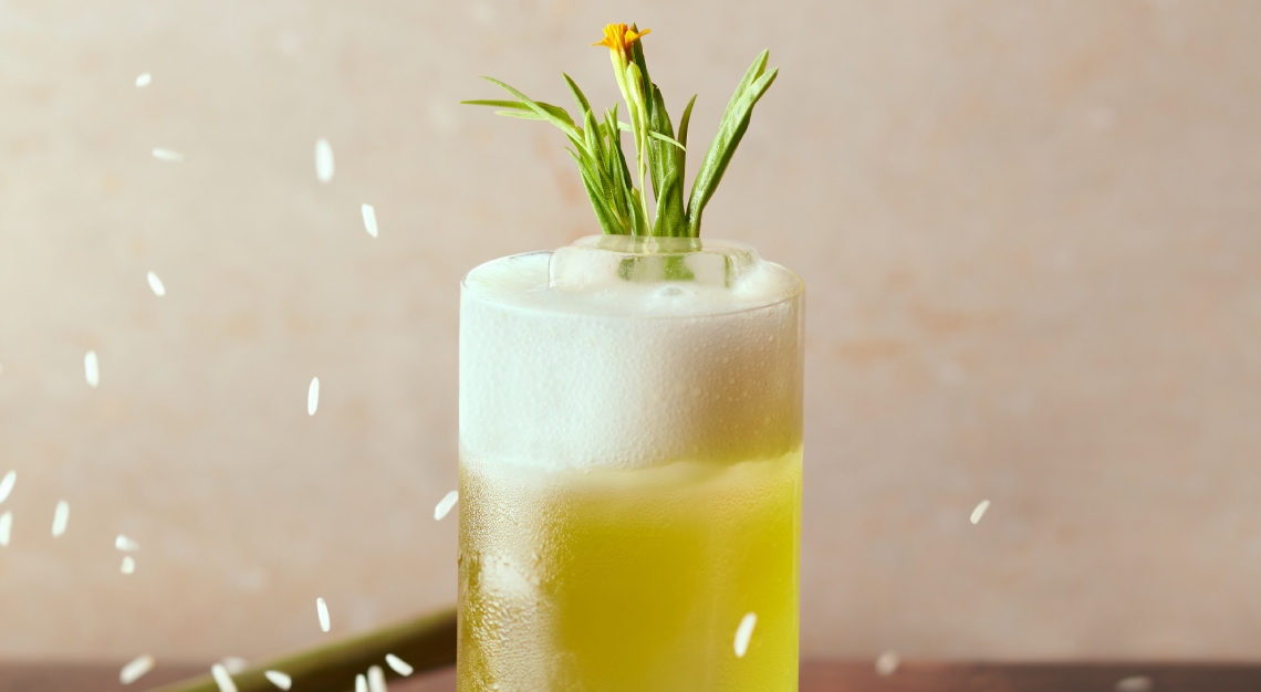 laut bar grass cocktail