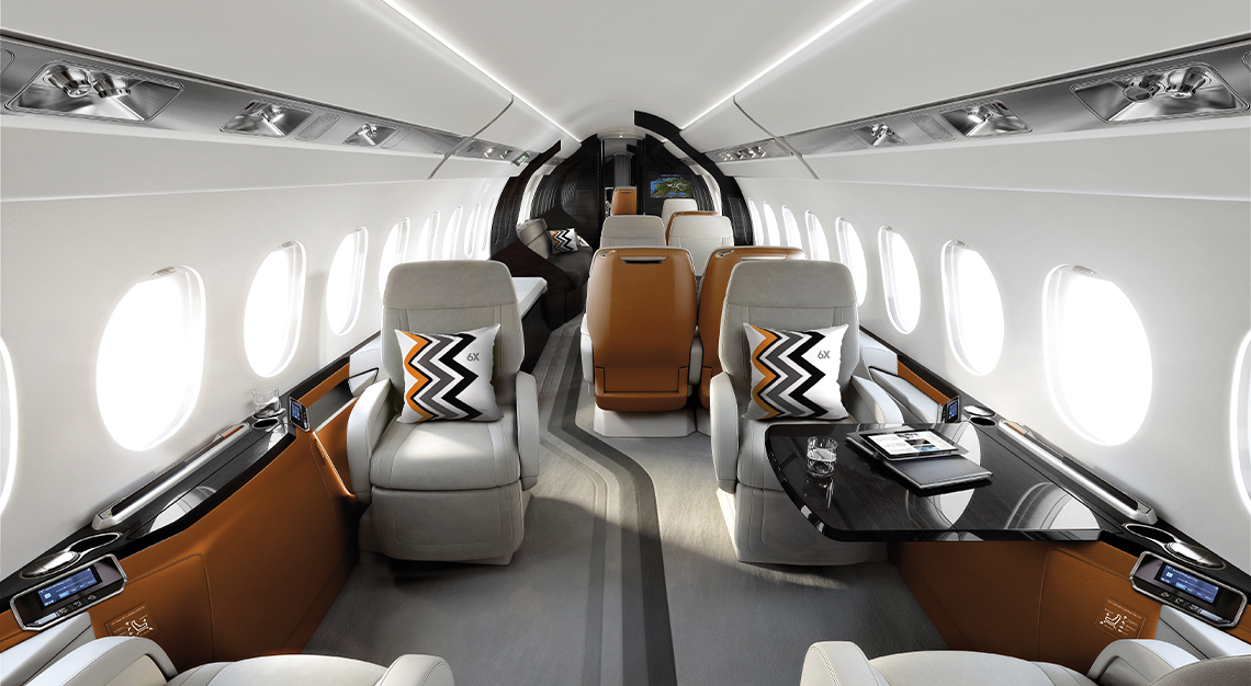 Dassault Falcon 6X's Interior