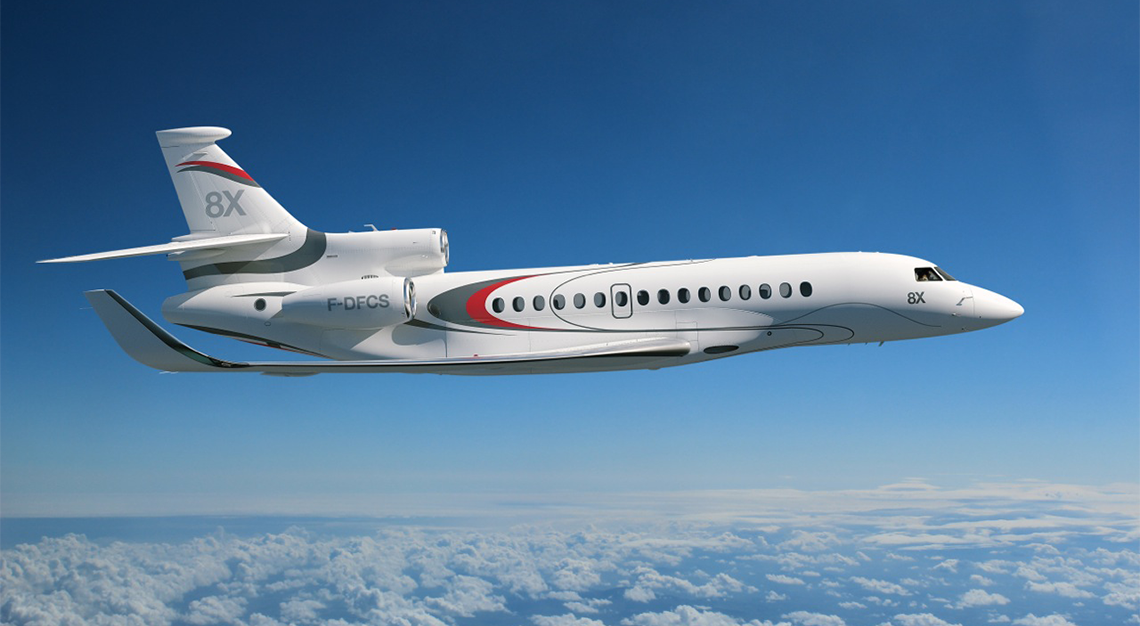 Dassault Falcon 8X's Exterior