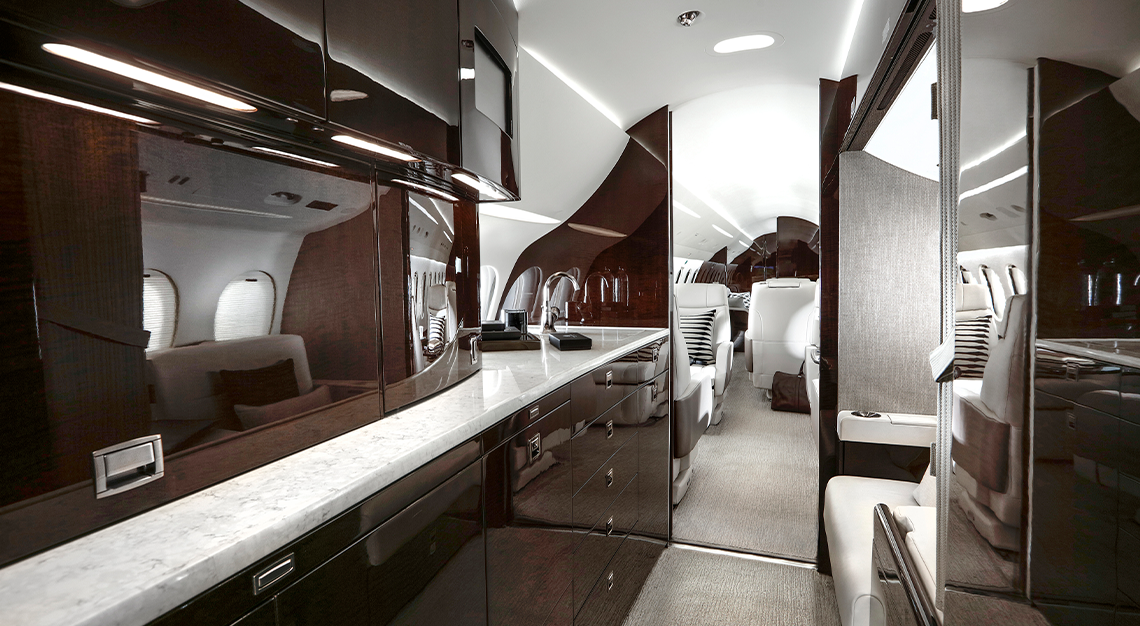 Dassault Falcon 8X's Interior