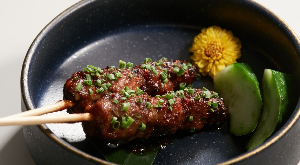 candlenut pork satay