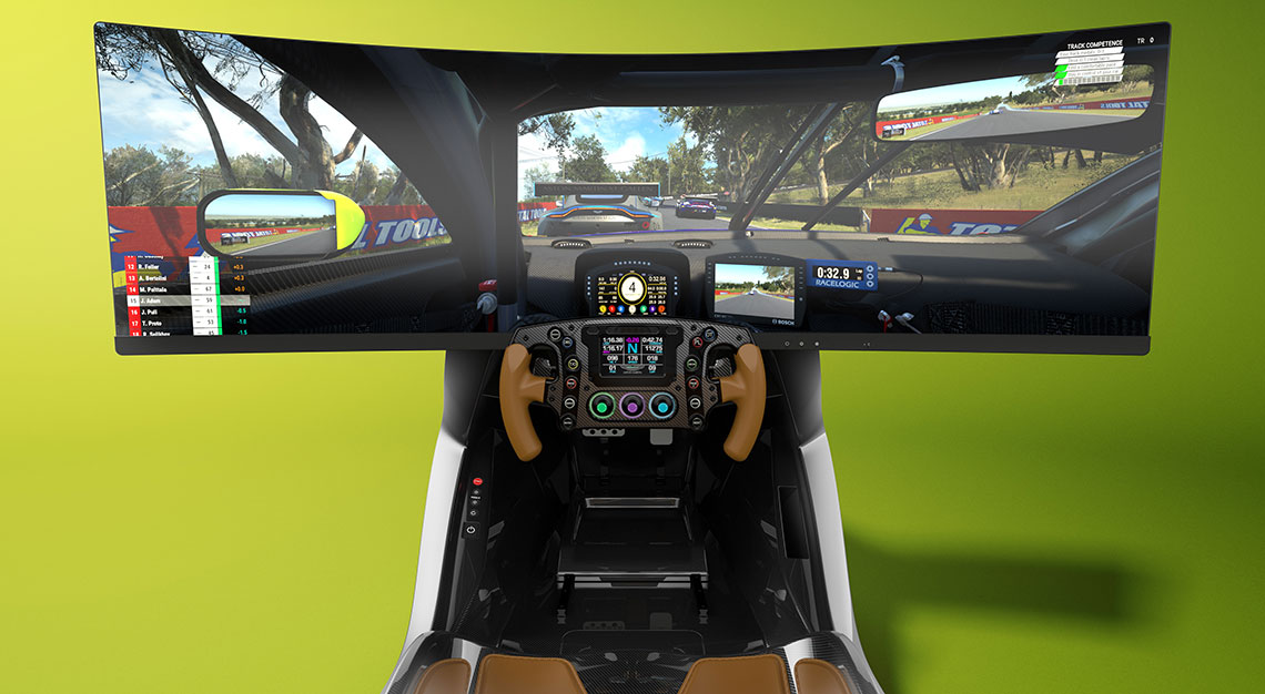 Aston Martin racing simulator