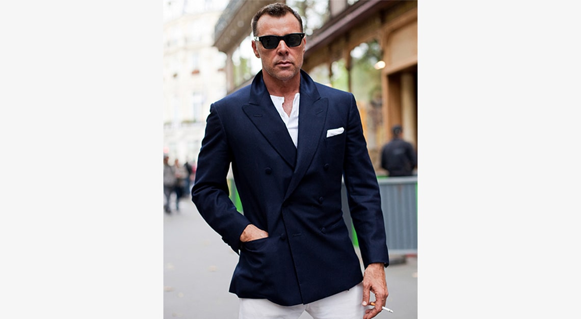 Sartorialist (Casual double-breasted blazers)