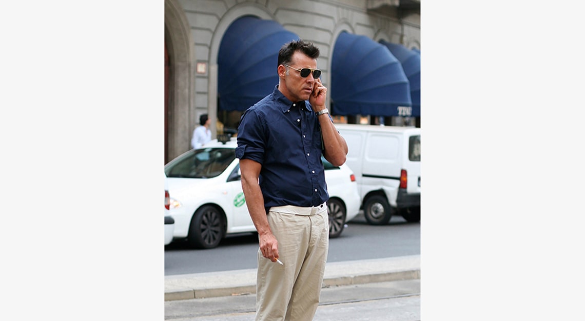 Sartorialist (The waistband fold-over)