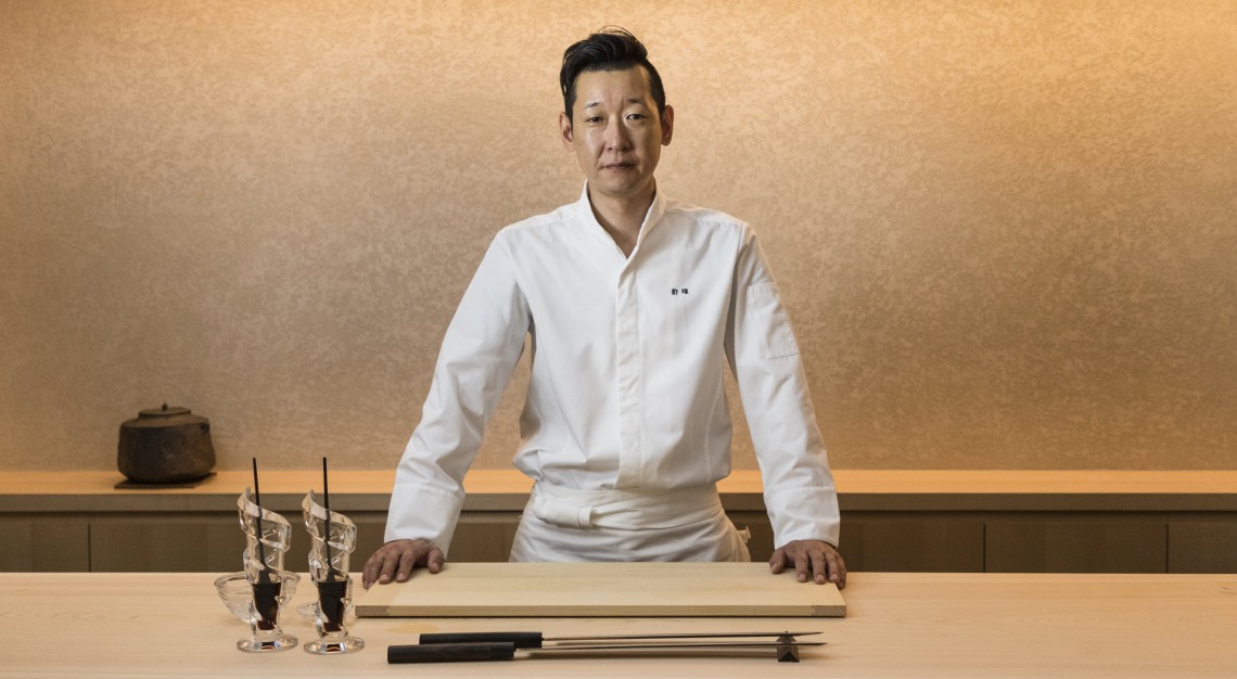 sushi kou head chef yoshio sakuta