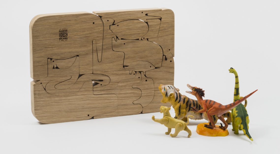 The 16 Animali wooden puzzle