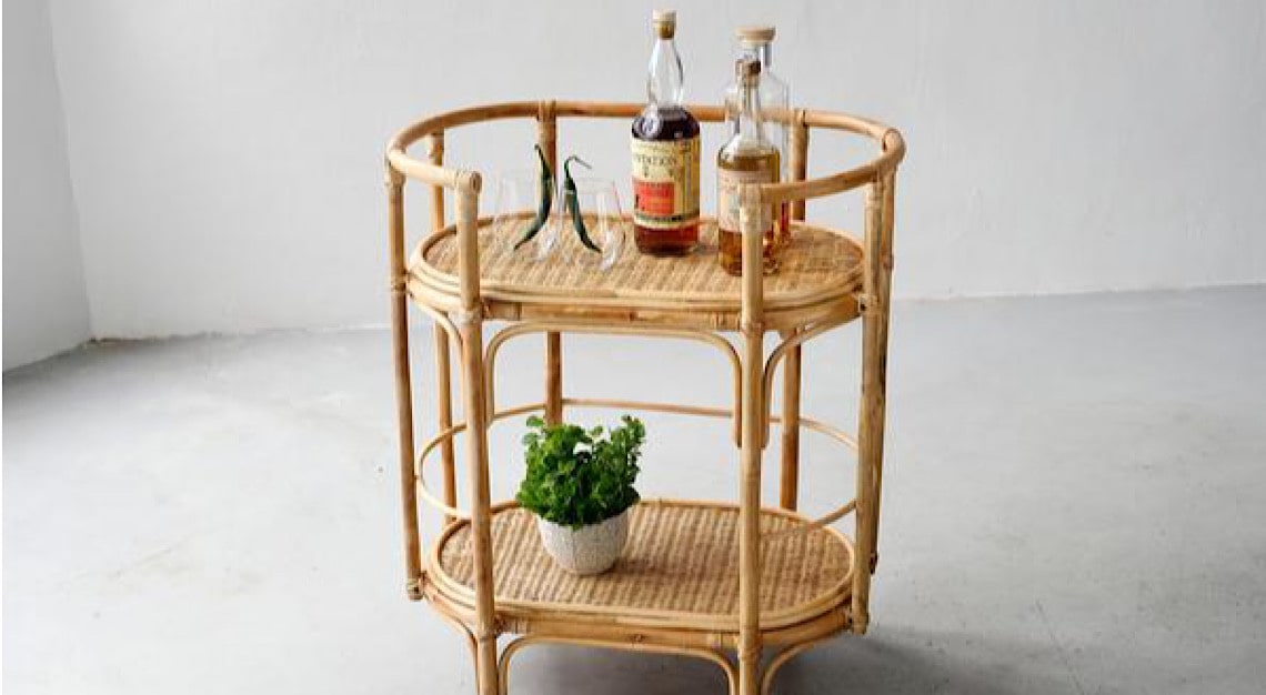 Island Living Bungalow Bar Cart