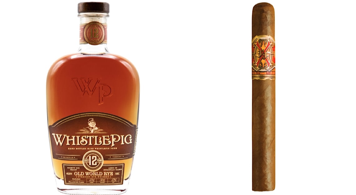 WhistlePig Old World Rye + Fuente Fuente OpusX
