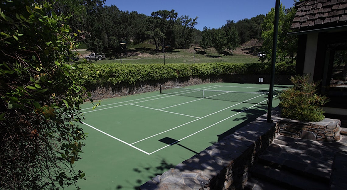 Neverland Ranch Tennis Court