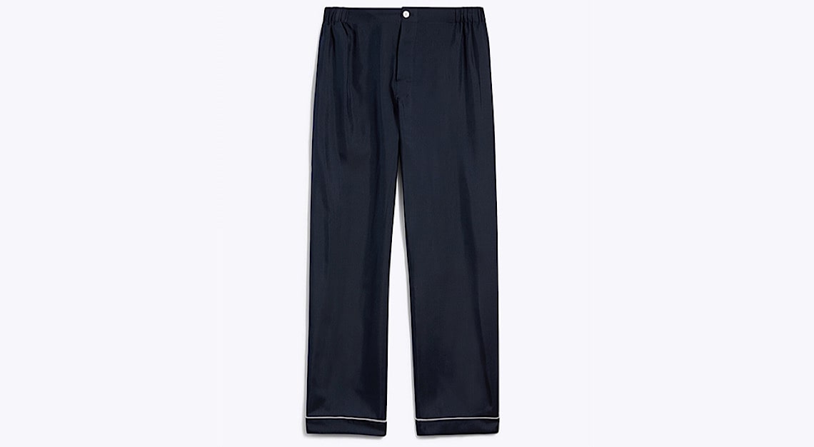 Sleepy Jones “Marcel” Silk Pajama Pant