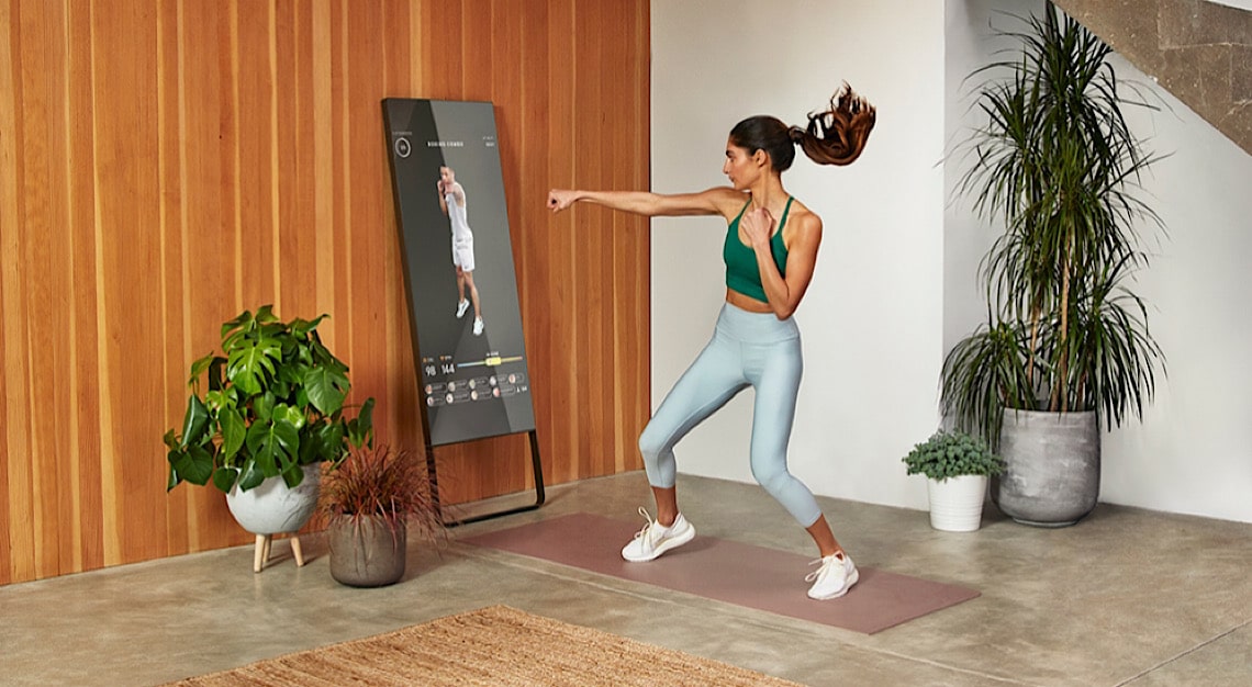 Gym trainer for online home