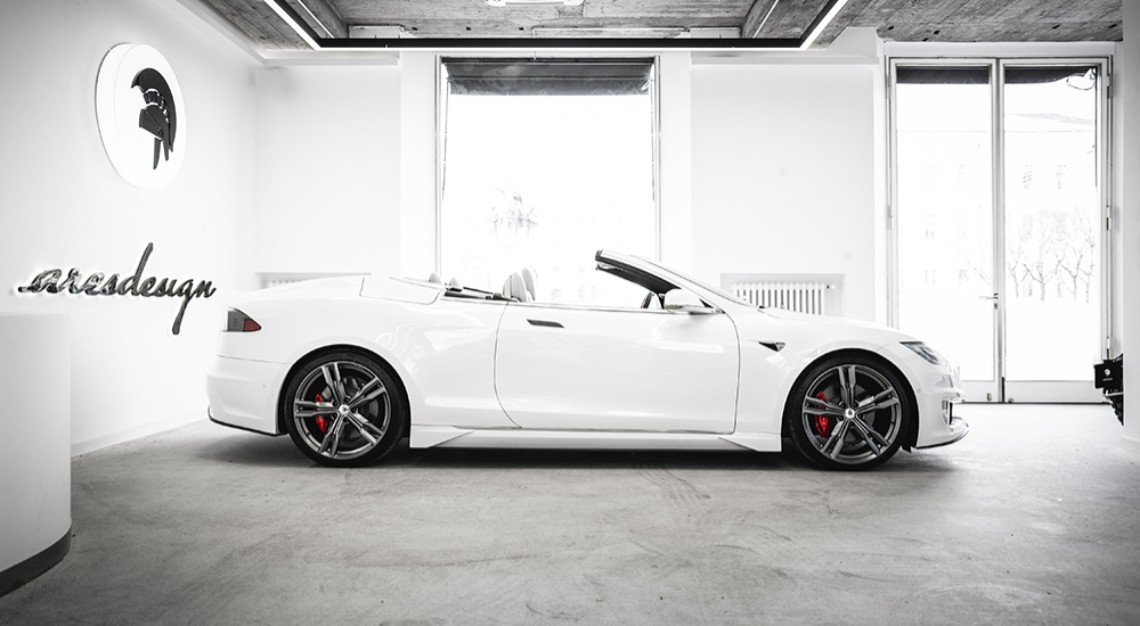 ares design tesla convertible