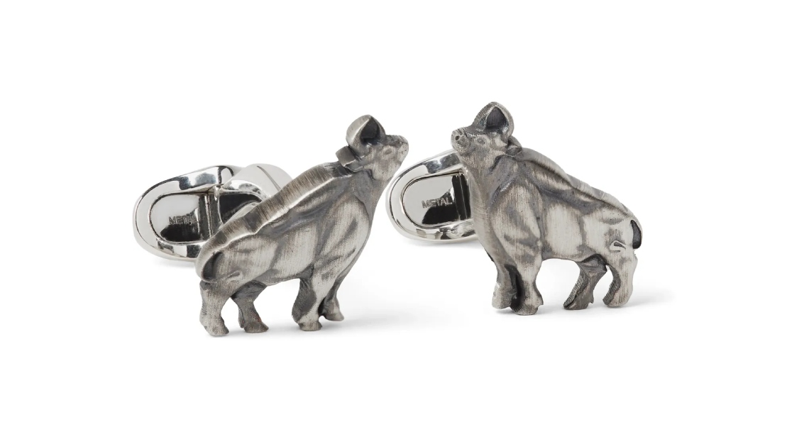 Montblanc Year of the Ox Sterling Silver Cufflinks