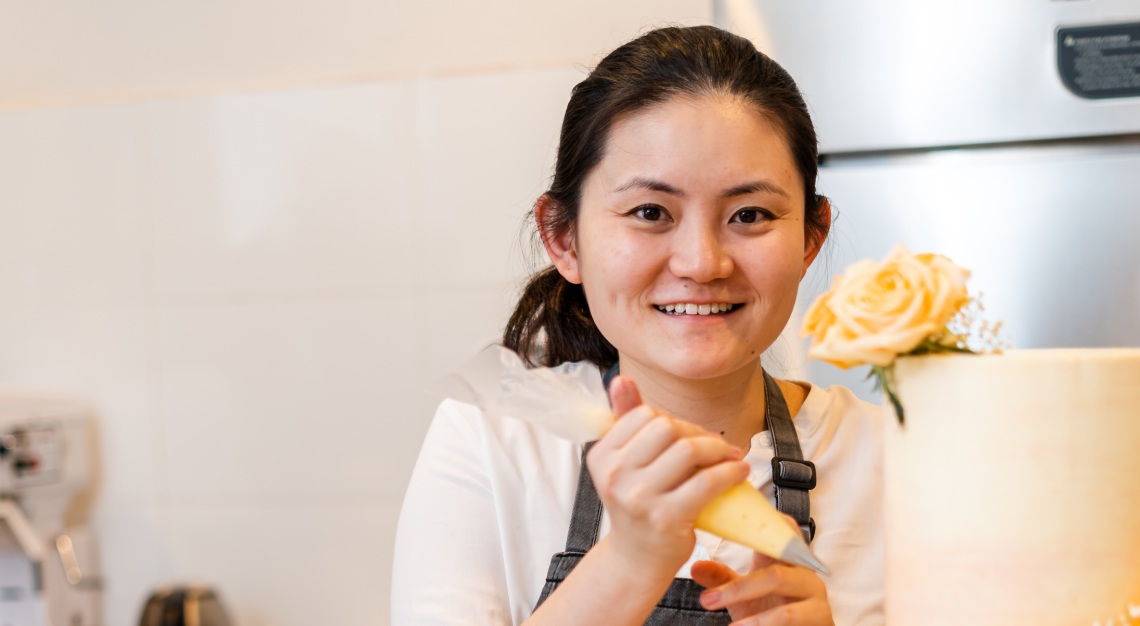 Ugly Cake Shop co-founder and baker Lisa Tan