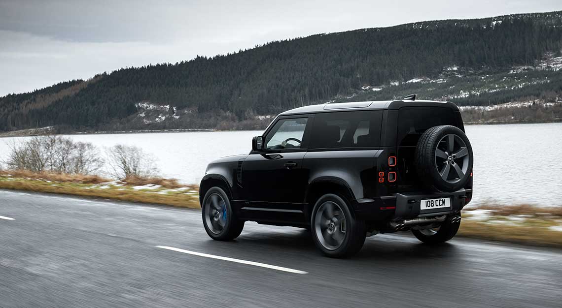 The Land Rover Defender V8 is a 525hp off- and on-road missile that boasts  a top speed of 240 km/hr - Robb Report Singapore