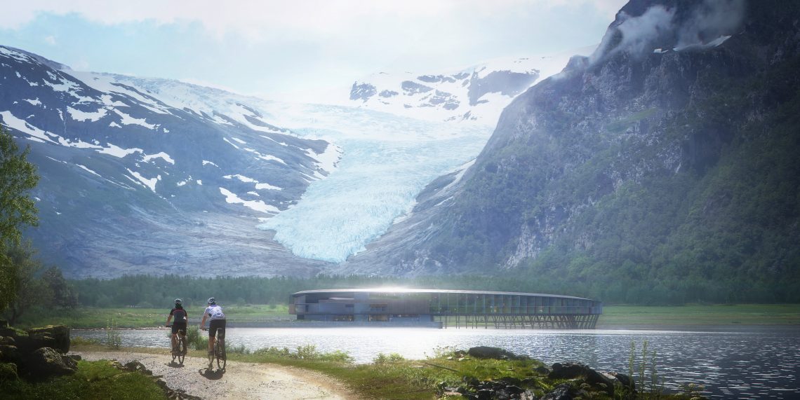 Svart affords a 360-degree view of Svartisen glacier