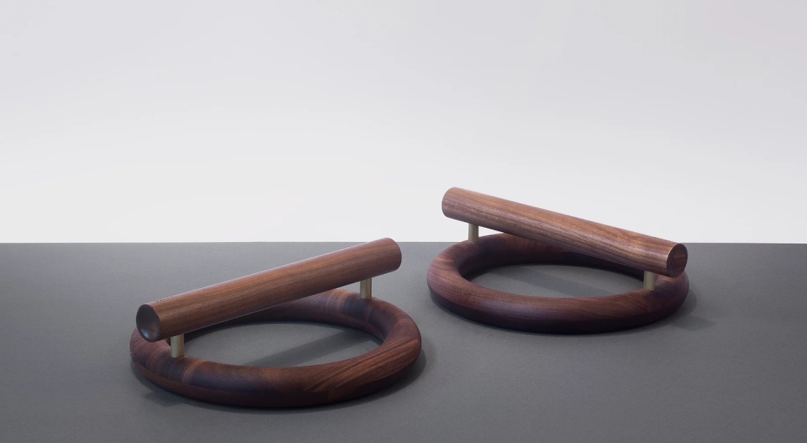 kenko push up bars in walnut