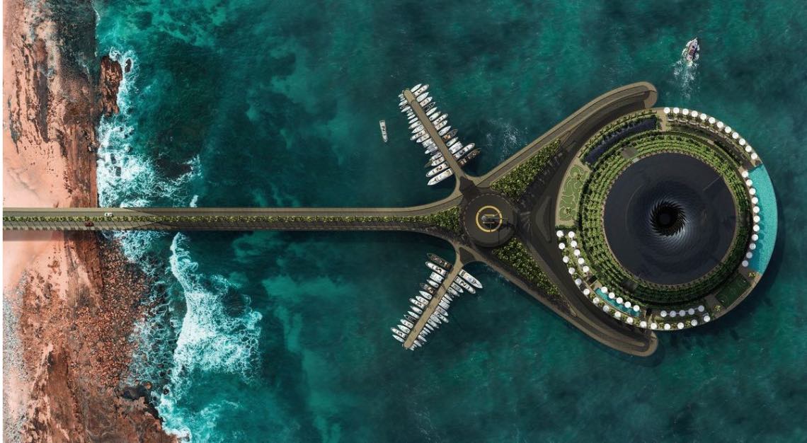 eco luxury floating hotel qatar