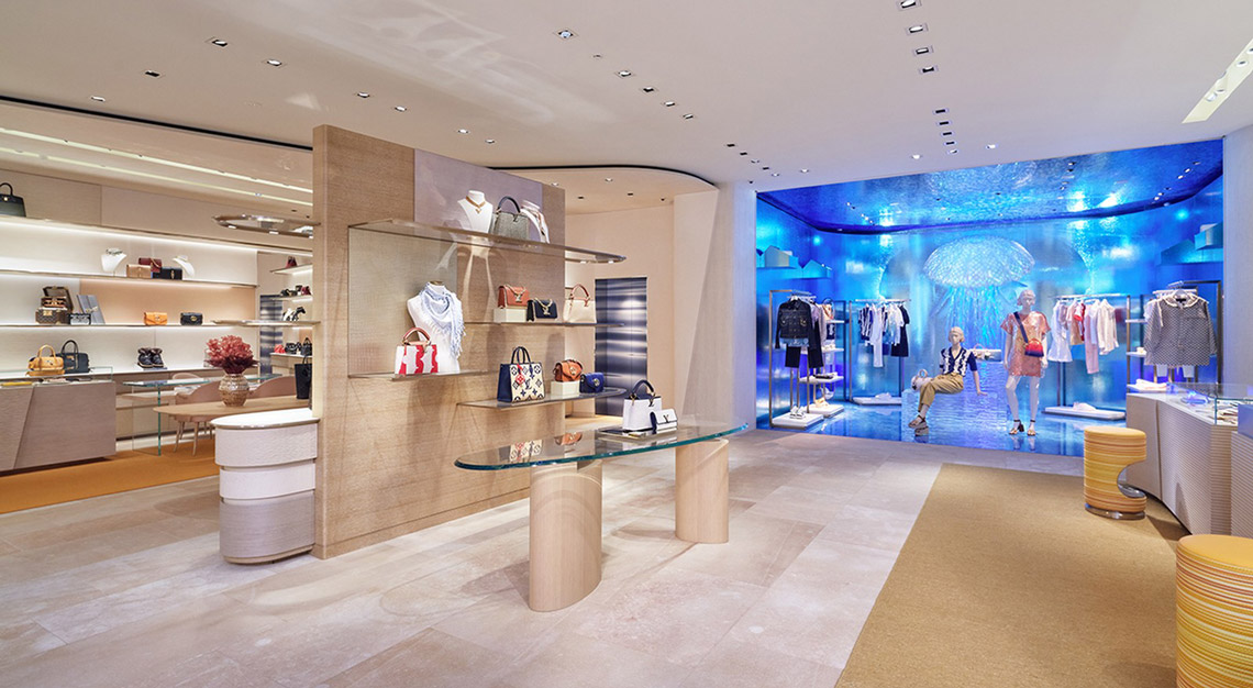 Japan,Tokyo,Omotesando,Louis Vuitton Store,Architect Jun Aoki - SuperStock