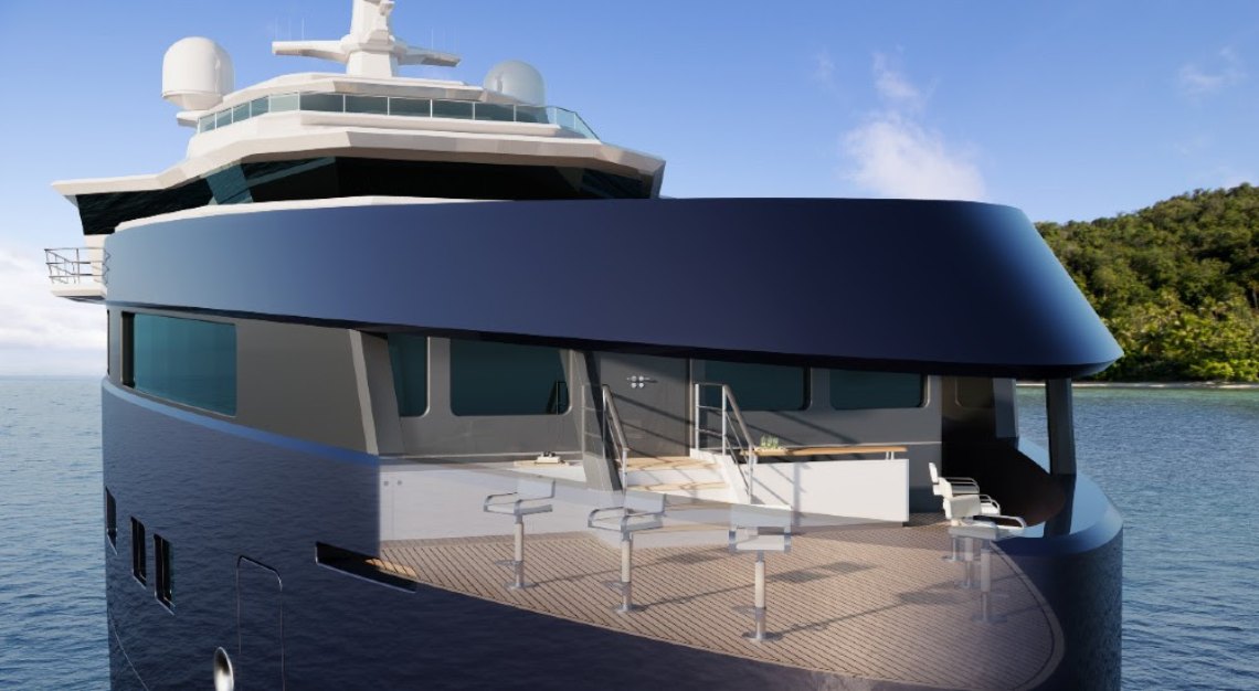 This Epic New 345-Foot Expedition Yacht Has an 8,000-Mile Range
