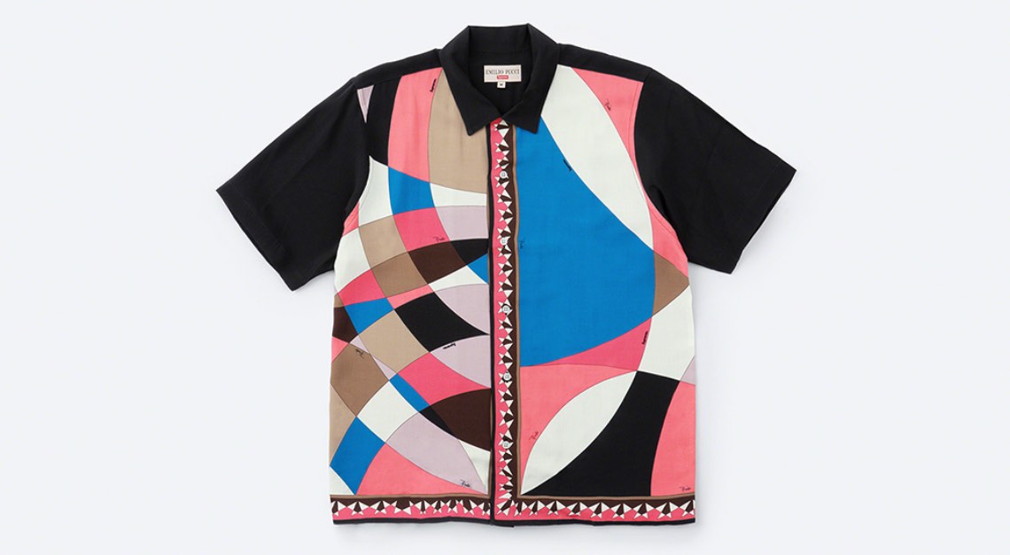 Supreme Emilio Pucci Soccer Jersey Black for Men