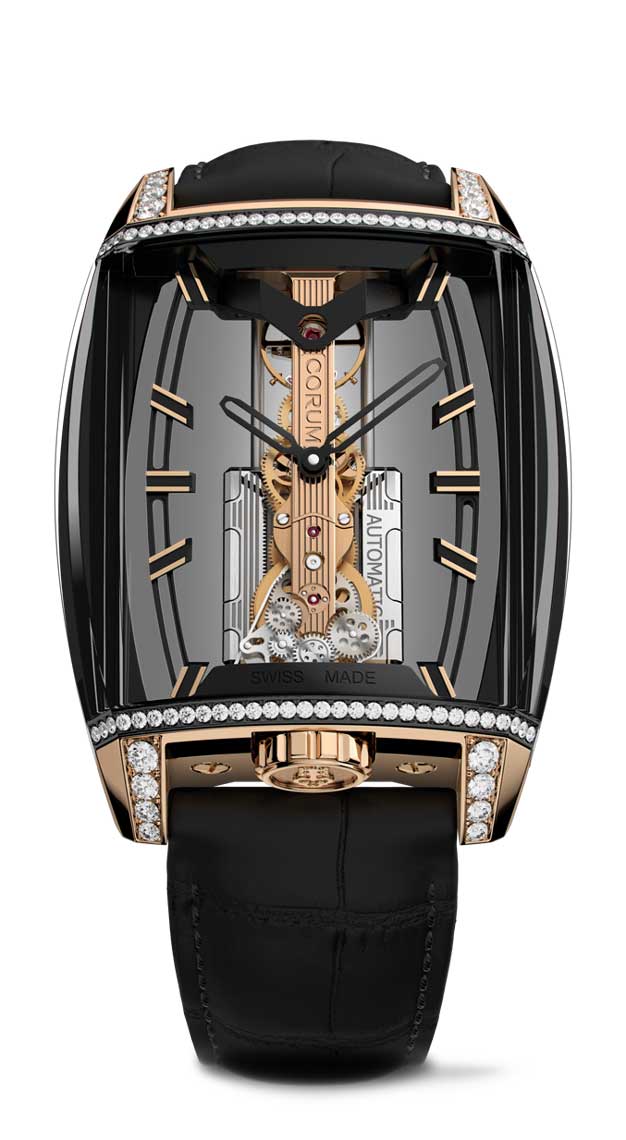 Rectangle watches Corum Golden Bridge Automatic