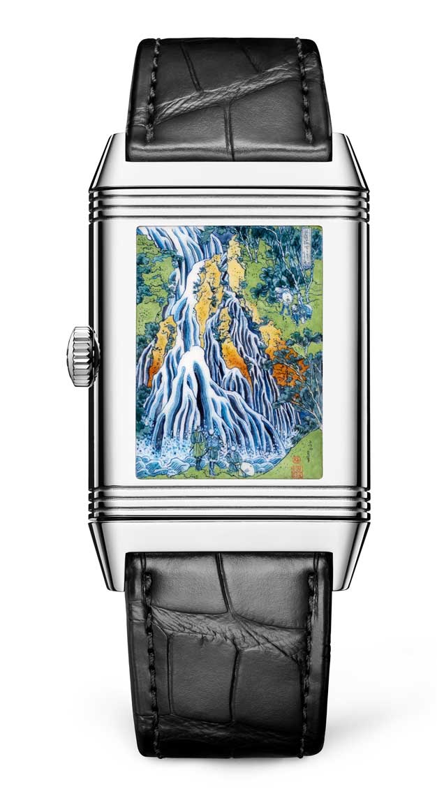 Rectangle watches JLC Reverso Hokusai