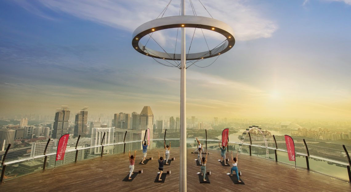 Skypark yoga by Virgin Active