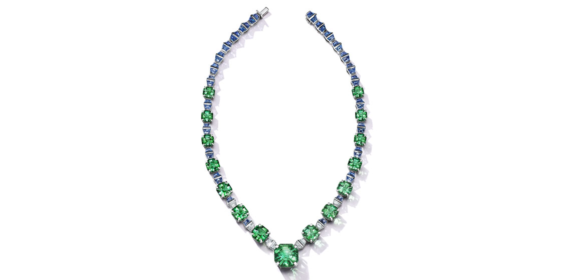 Tiffany Colors of Nature hj tourmaline sapphire